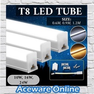 T8 Tube Light with Casing High Grade LED Drop Curve Ceiling Light Lampu Plaster Siling Lampu Panjang Lampu Kalimantang