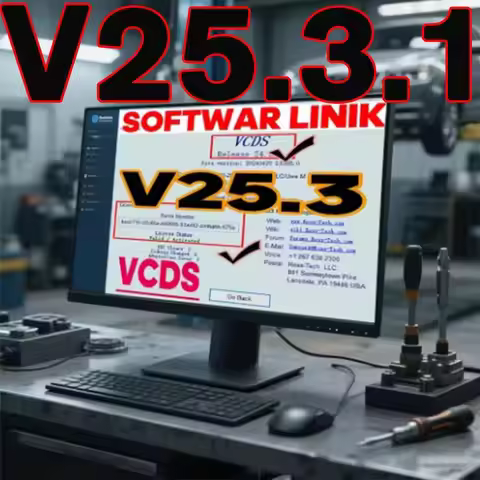 VAGC0M Car Diagnostic Tool Software Download Link Win10 OBD2 Scanner USB Interface 25.3.2 Update VAG