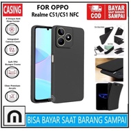 Slim Black Matte Case Realme C51 C51 NFC C51s Casing Protect Camera Back Protector Full Cover