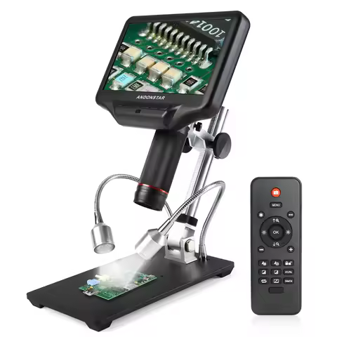 Andonstar AD407 HDMI/USB Digital Microscope for Soldering 1080P With Long Distance For Cell Phone Re