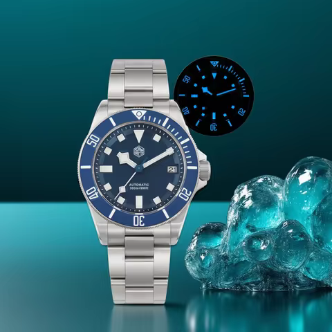 San Martin SN0121T Automatic Diving Watch 39mm Mechanical Watch AR Sapphire Waterproof 300M Grade5 T