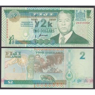Fiji 2000  Y2K Commemorative 2 Dollars UNC (P-102)