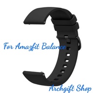 [ for Amazfit Balance ] 22mm smooth silicone watch strap for Amazfit Balance watch