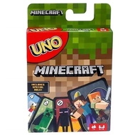 UNO Joint Minecraft Solitaire Multiplayer Entertainment Card Game Super Fun Parent-Child Interaction