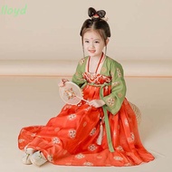 LLOYD Chinese Children Girls Hanfu, Tang Dynasty Cosplay Performance Chinese Kids Girls Ancient Dres