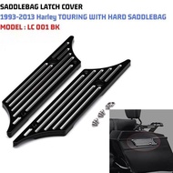 Saddlebag Latch Cover Harley Touring 93-13 W Hard Saddlebag Lc 001 Bk Limited