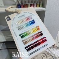 เซ็ทสีเจล สีพื้น 68 สี Kaise เซตสีเจลทาเล็บ แถมชาร์ตสำเร็จรูป -wenails