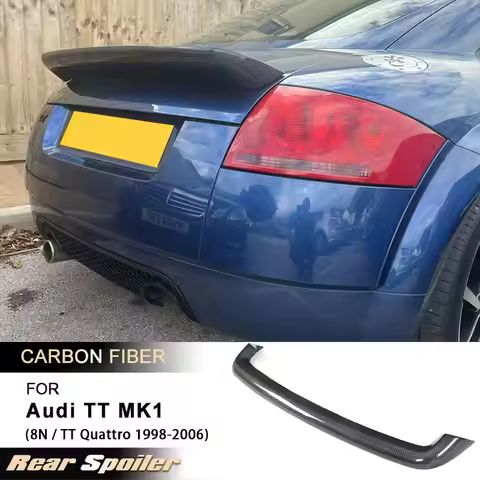 Car Rear Trunk Spoiler Wings for Audi TT MK1 8N / TT Quattro 1998-2006 Racing Rear Spoiler Boot Wing