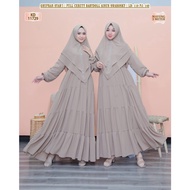 [ Promo] Kd 11729 (Isi 2) Asya Syari Jilbab Full Ceruty Babydoll Ainun