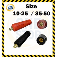 Welding cable dinse plug quick connector adaptor socket , tig mig mma arc fitting replacement cable 