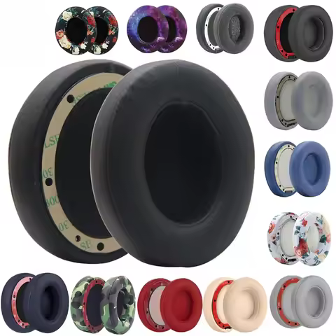 Replacement Memory Foam Ear Cushions for Beats Studio 2 Studio 3 B0500 B0501 Wired & Wireless Headph
