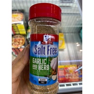 McCormick Garlic Pepper Salt Free 123 G. เครื่องปรุงรสกระเทียมและพริกไทย สูตรปราศจากเกลือ แม็คคอร์มิค