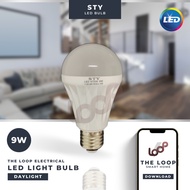[CLEARANCE STOCK] STY LED BULB 9W E27 /  MENTOL LED RUMAH / 6500K AVAILABLE