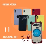 GADGET DOCTOR 11 - Full Set Housing / Frame Housing / Back Glass Housing { ReadyStock }