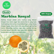 ( 500 Butir ) Benih Biji Markisa Madu Konyal Manis | Markisa Konyal Madu | Sweet Granadilla