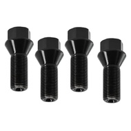 New🔥 4 PCS Wheel Lug Bolt Nut Black Steel for BMW E70 / E70N / E71 / F20 / F21 / F22 / F45 / F30 / F