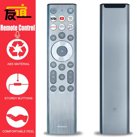 Original ERF6F80H Voice Remote Control for Hisense U6/U7/U8 Series TVs (Models: 55U8N, 65U8N, 100U8N