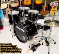 กลองชุดใหญ่ G-force / Overspeed / ViVid / Phoenix / Dream กลองชุด Drum ครบชุด ฟรี เก้าอี้ ไม้กลอง ปร