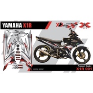 X1R BODY STICKER CUSTOM CHROME 001