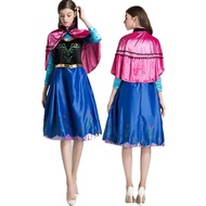 Anna Frozen Anna  Adult Dress Formal Dress  Anime Cosplay Performance Costume