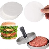 Paper Alas Meat Burger Bun Paper Burger Round Wax Paper 11cm
