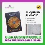Al Quran Al Majid A5 - Al Quran Translation And Color Tajwid (Can Be CUSTOM COVER)