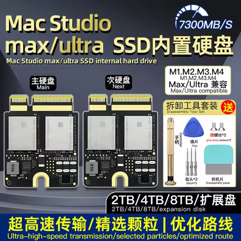 Mac Studio M1 M2 M3 M4 Max Ultra SSD Upgrade Kit for Macbook PCB Blank Board 2TB 4TB 8TB NAND Origin