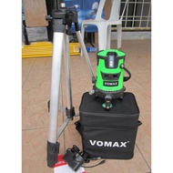 Vomax 4V1H Green Beam Laser Level with Tripod Stand