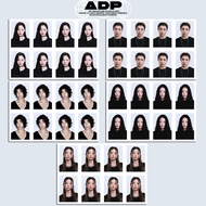 KPOP ADP Kpop 1 Inch Photocard ID Photo Identity Card Photocards School HD Collective Cards Certific