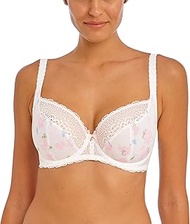 Women's Daydreaming Underwire Plunge Bra, Flora White, 30E