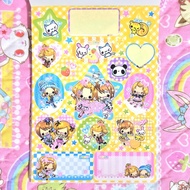 [RARE] Heisei Retro Crux Happy Pop Girls Sticker Sheet