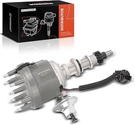 A-Premium Ignition Distributor with Cap and Rotor Compatible with F-100, F-150, F-250, F-350, E-100/