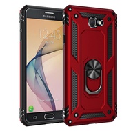 สำหรับ Samsung Galaxy J7 2018 /J3 2018 /J6 Plus /J4 Plus /J7 Prime /J6 Prime /J4 Prime /J2 Prime /J7 Pro /J5 Pro /J2 Pro /J2 Core Case เกราะกันกระแทกทนทานที่วางแหวนแม่เหล็ก hard ป้องกันเคสใส่โทรศัพท์ฝาครอบ