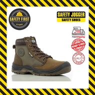 SAFETY JOGGER SAFETY SHOES DAKAR Brown and Black Middle Cut KASUT KERJA