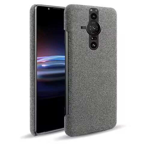 For Sony Xperia Pro-I Case Luxury Fabric Antiskid Cover For Xperia Pro-I 5G 6.5" XQBE62-B XQ-BE62 XQ