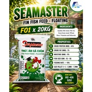 [20KG] Seamaster F01 Marine Floating Fish Feed [Size : 1.3MM-1.7MM]