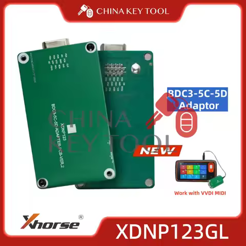 Original Xhorse XDNP123GL BDC3 5C 5D Adapter for KEY TOOL MIDI Supports BMW BDC2 BDC3 Smart Key Clon