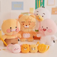 KAKAO FRIENDS Baby Pillow with Backpack Soft Plush Stuffed Toy Doll - Ryan Apeach Choonsik Tube