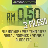 Envato Elements 3 Files 50 sen only