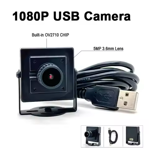 Full HD 1080P Mini USB Webcam Camera with OV2710 Chip and CCTV Lens 5MP 3.6ｍｍ fixed Lens For Live St