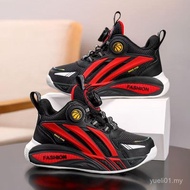 New Style Boys High-Top Shock-Absorbing Leather Waterproof 28-40 Basketball Sports Shoes 777 JS7X