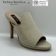 Franco Martini Ladies Women High heel platform Classic Slip-On Peep Toe Dinner/Wedding Shoe 1021