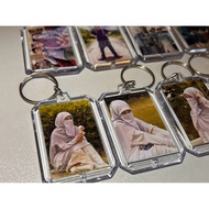 Keychain Custom Gambar Sendiri | Personalized Keychain | Hadiah Murah & Unik