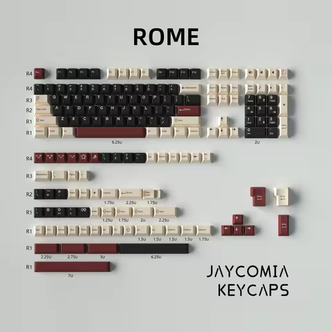 GMK Rome 173 Keys/Set PBT Double Shot Keycap Cherry Profile For GK61 Anne Pro 2 Cherry Gateron MX Sw