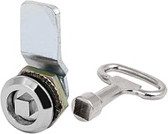 uxcell Cabinet Drawer Metal Safety Guard Square Socket Locking Panel Tubular Cam Lock Lockset