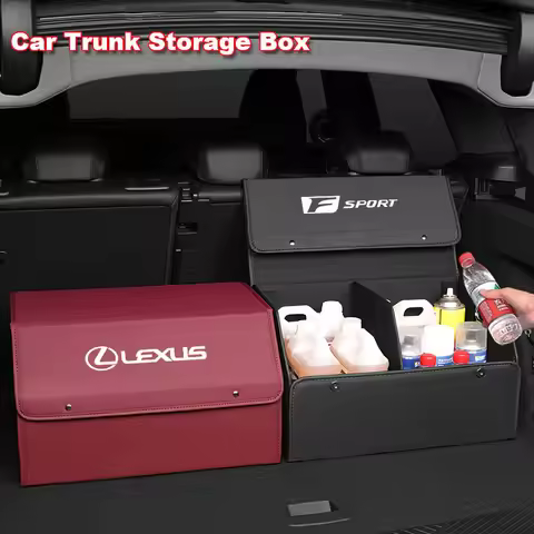 Car Trunk Storage Box Large Capacity Foldable For Lexus Fsport GS GX IS LS LX CT LC RC LBX NX RX 350
