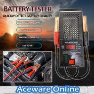 Battery Load Tester Car Battery Tester Batery Pengecas Bateri Kereta Car Tester Digital Battery Test