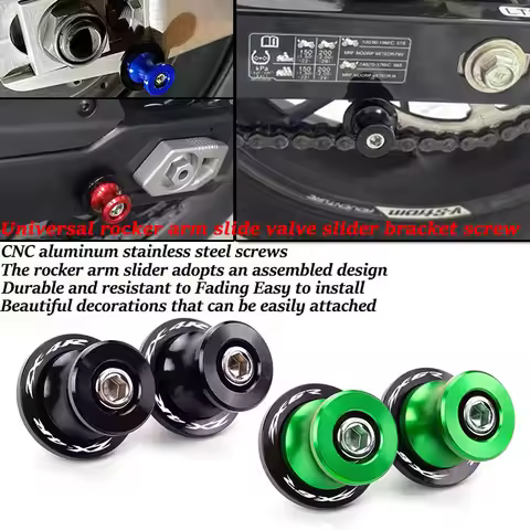 M8 Fit For ZX4R ZX4RR ZX6R ZX636 ZX10R ZX-4RR ZX-6R ZX-10R Motorcycle Accessories Swingarm Spools Sl