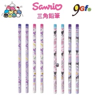 Sanrio Triangle Pencil HB 4pcs Kuromi Student Made In Taiwan