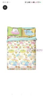 角落生物床單單人套裝床笠+枕袋$300@$1000/4